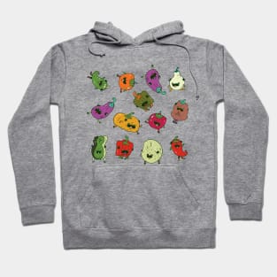 Pugs Vegetable Hoodie